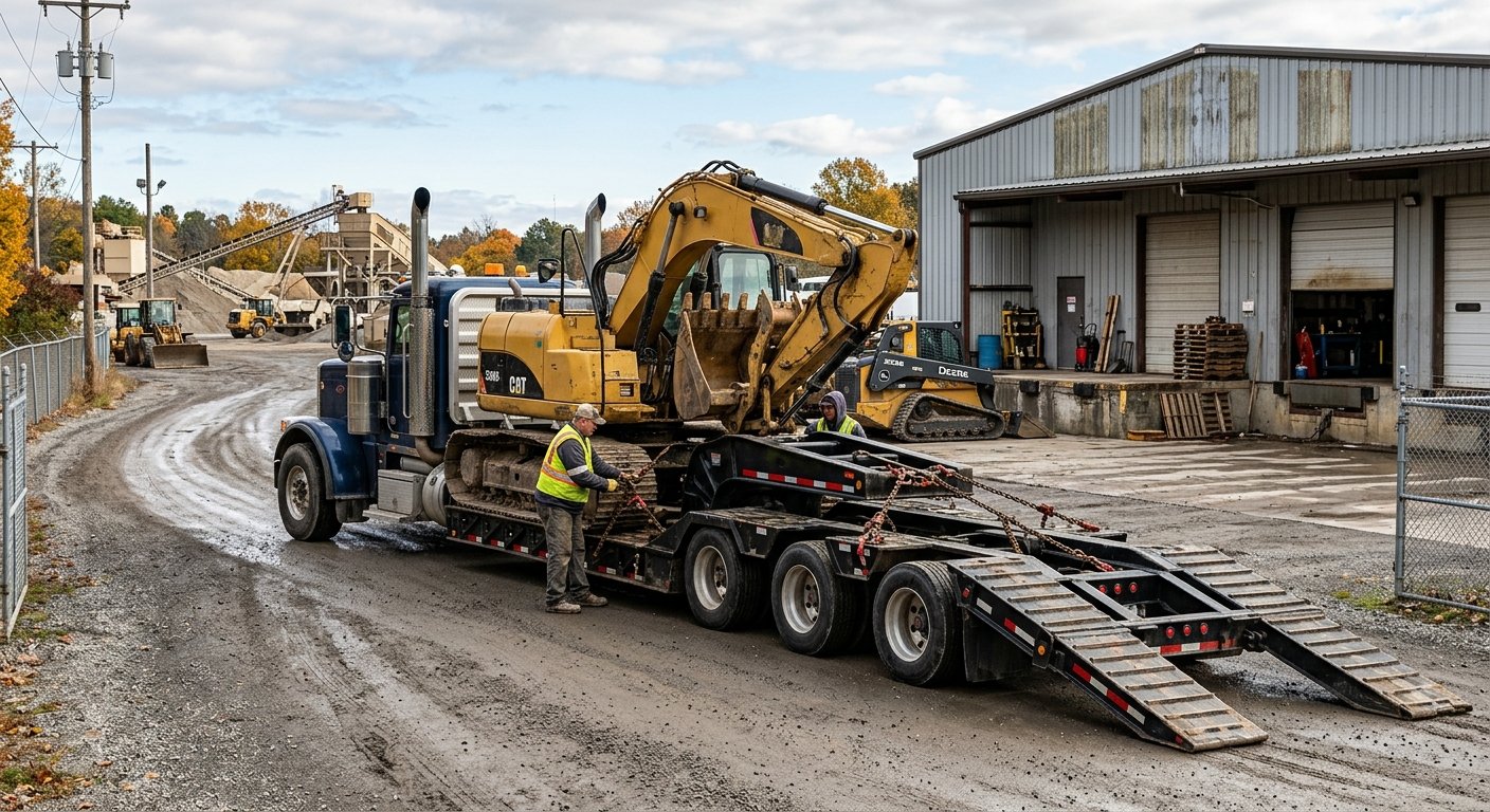 Commercial truck transport